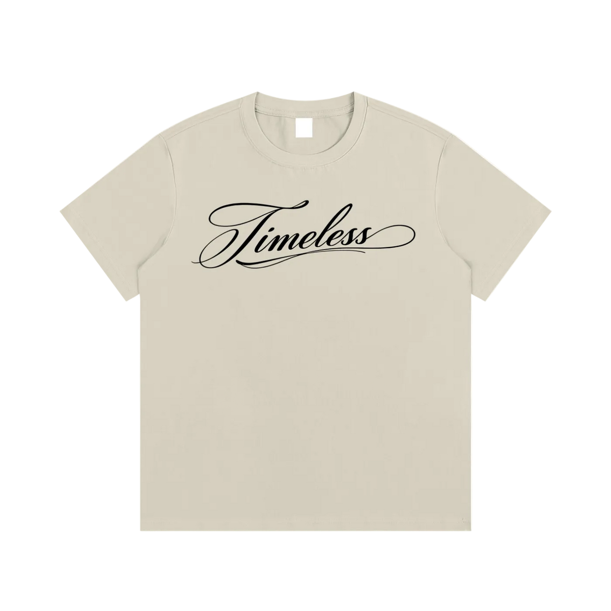 "Script" (frontprinted) - Timeless Tee