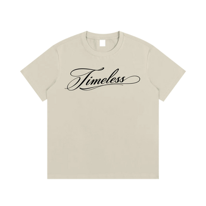 "Script" (frontprinted) - Timeless Tee