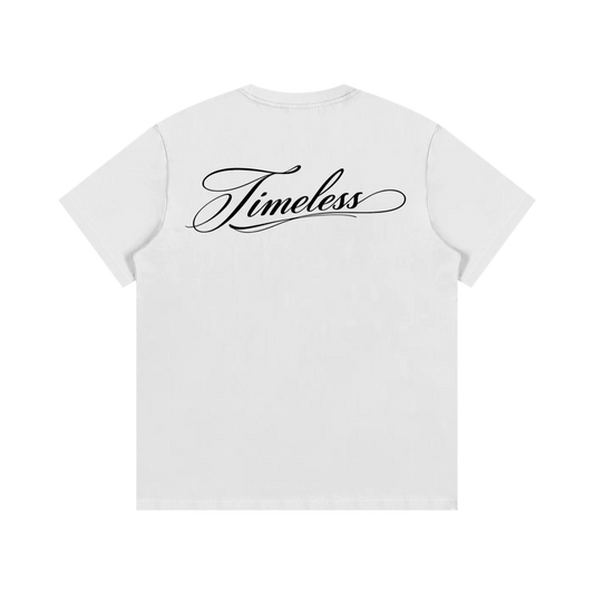 "Script" (backprinted) - Timeless Tee