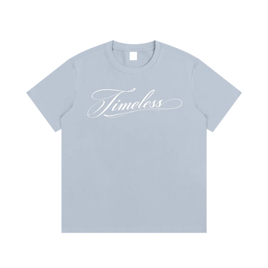 "Script" (frontprinted) - Timeless Tee