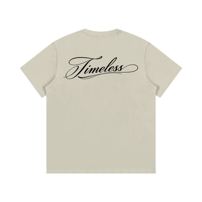 "Script" (backprinted) - Timeless Tee