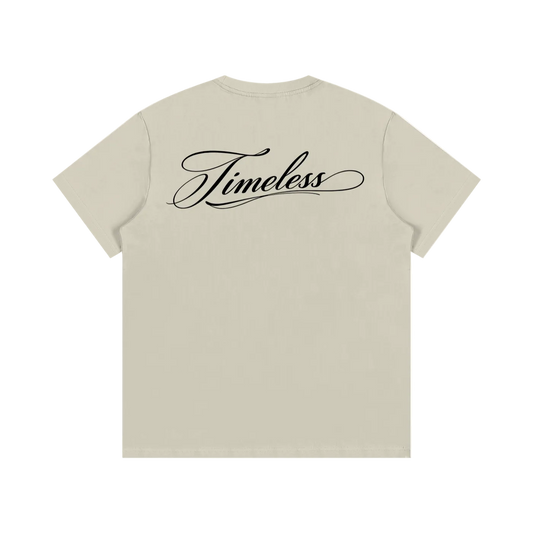 "Script" (backprinted) - Timeless Tee