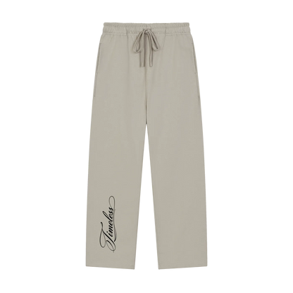 "Script" - Timeless Open Leg Jogger