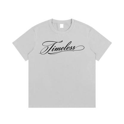 "Script" (frontprinted) - Timeless Tee