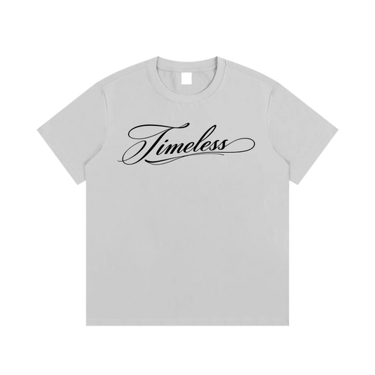 "Script" (frontprinted) - Timeless Tee