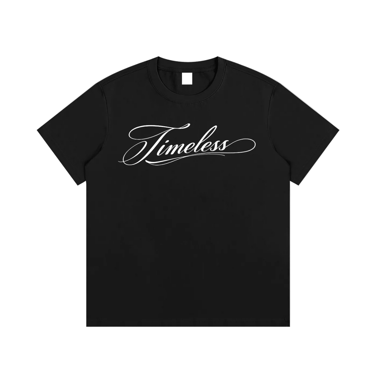 "Script" (frontprinted) - Timeless Tee