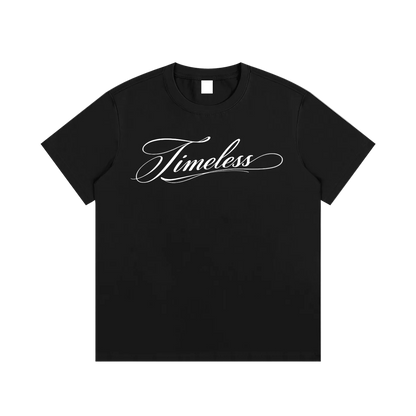 "Script" (frontprinted) - Timeless Tee