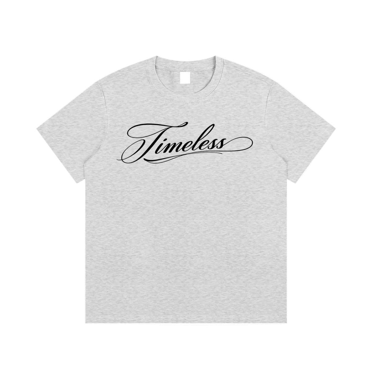 "Script" (frontprinted) - Timeless Tee