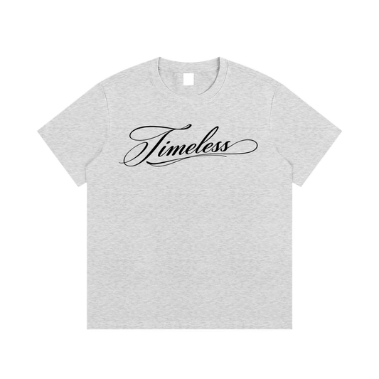 "Script" (frontprinted) - Timeless Tee