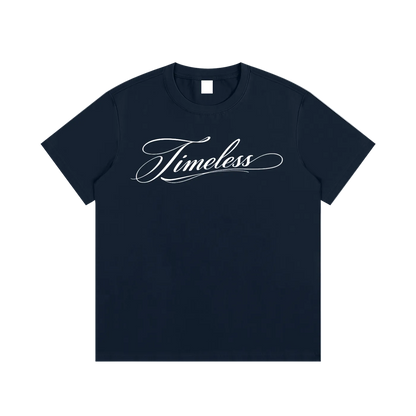 "Script" (frontprinted) - Timeless Tee