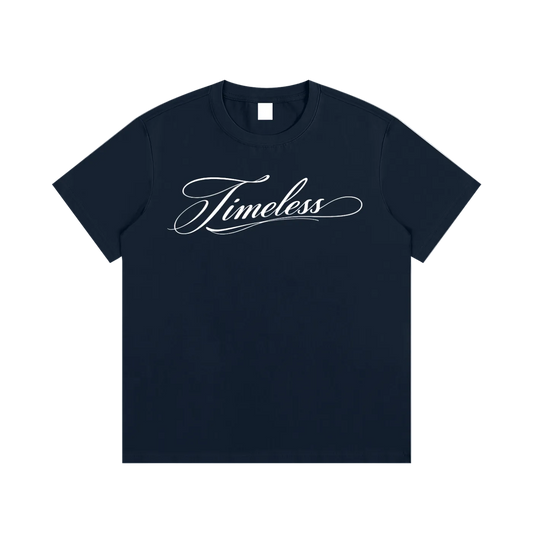 "Script" (frontprinted) - Timeless Tee