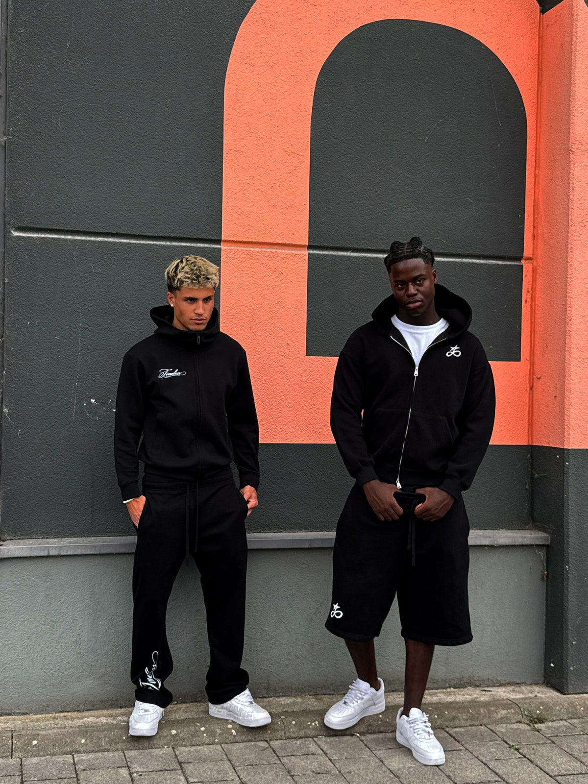 "Script" - Timeless Open Leg Jogger