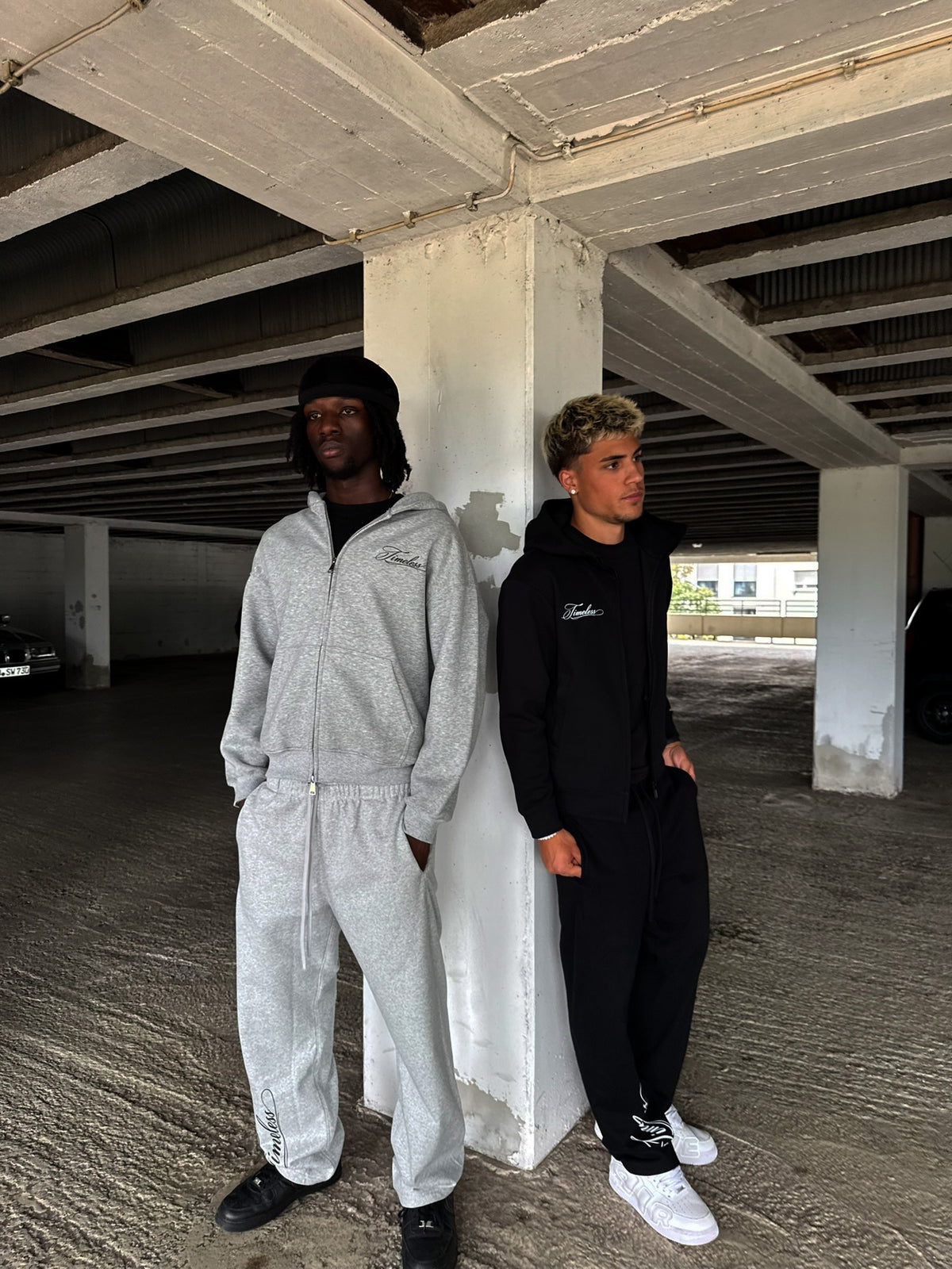 "Script" - Timeless Open Leg Jogger