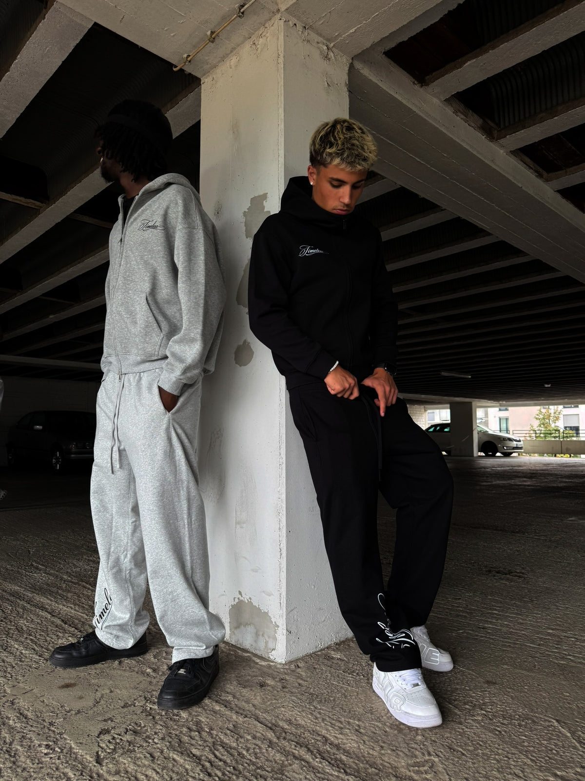 "Script" - Timeless Open Leg Jogger