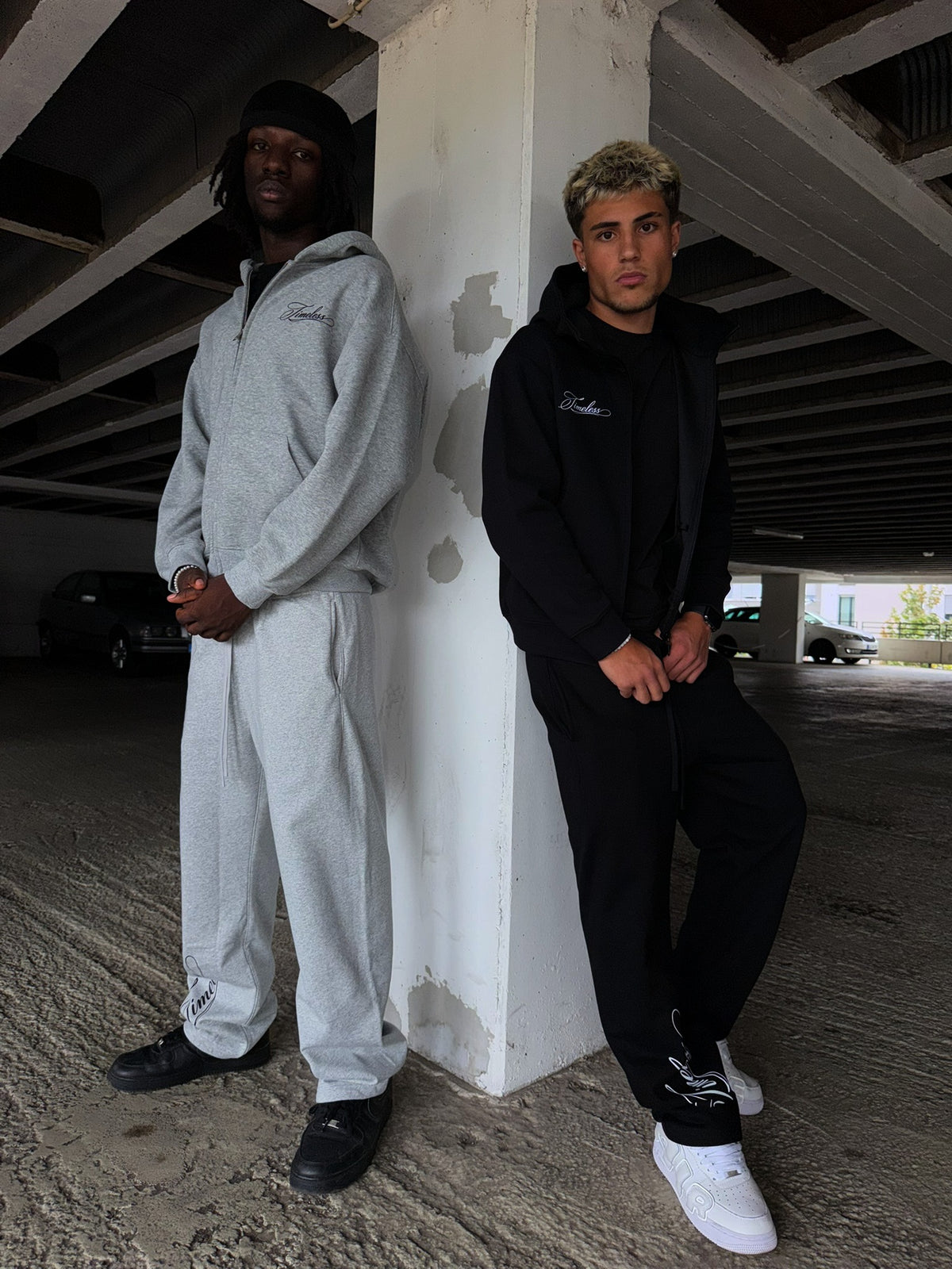 "Script" - Timeless Open Leg Jogger