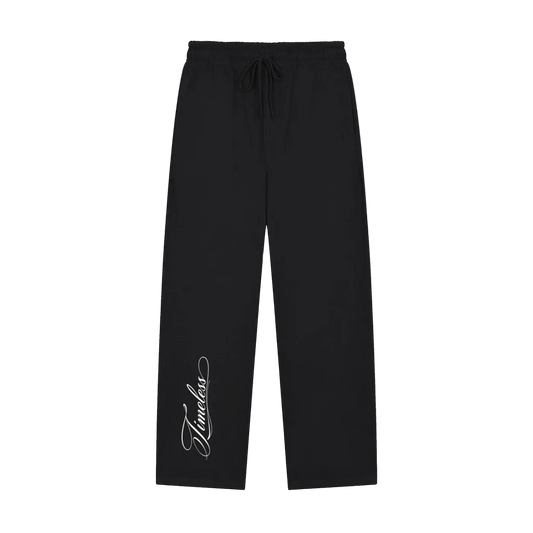 "Script" - Timeless Open Leg Jogger