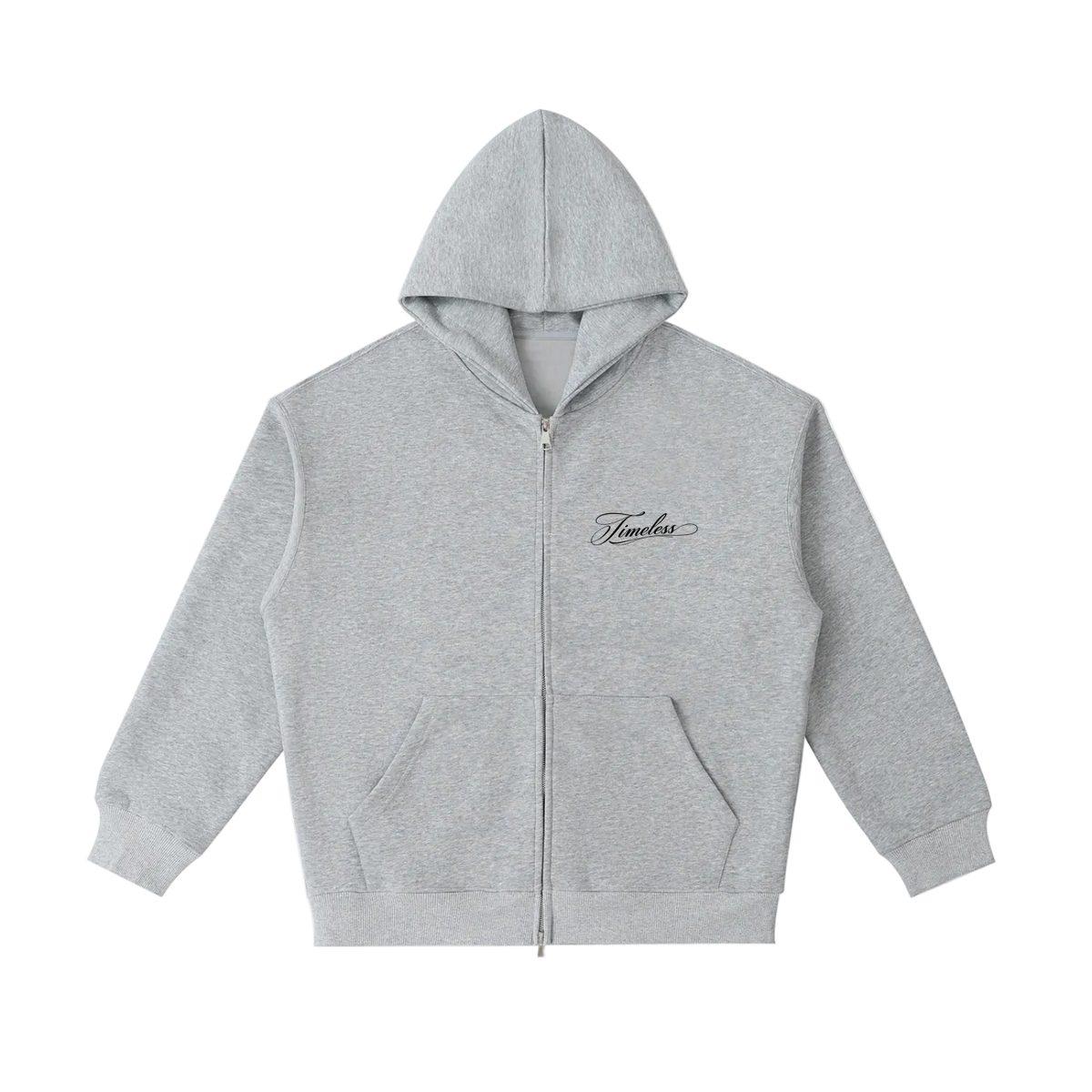 "Script" - Timeless Zipper
