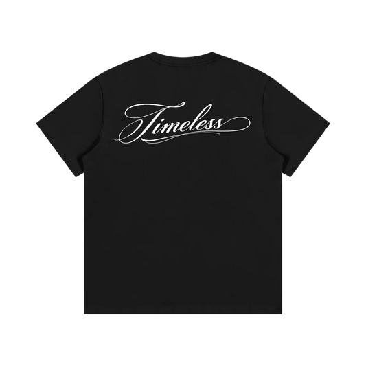 "Script" (backprinted) - Timeless Tee