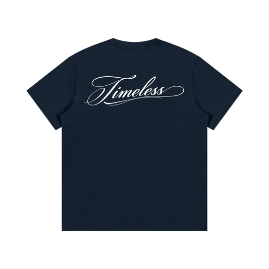 "Script" (backprinted) - Timeless Tee